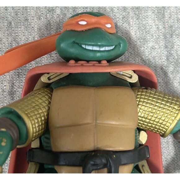 2004 Mirage Studio Ninja Turtle TMNT Michelangelo Gold Armor Action Figure - Picture 4 of 9